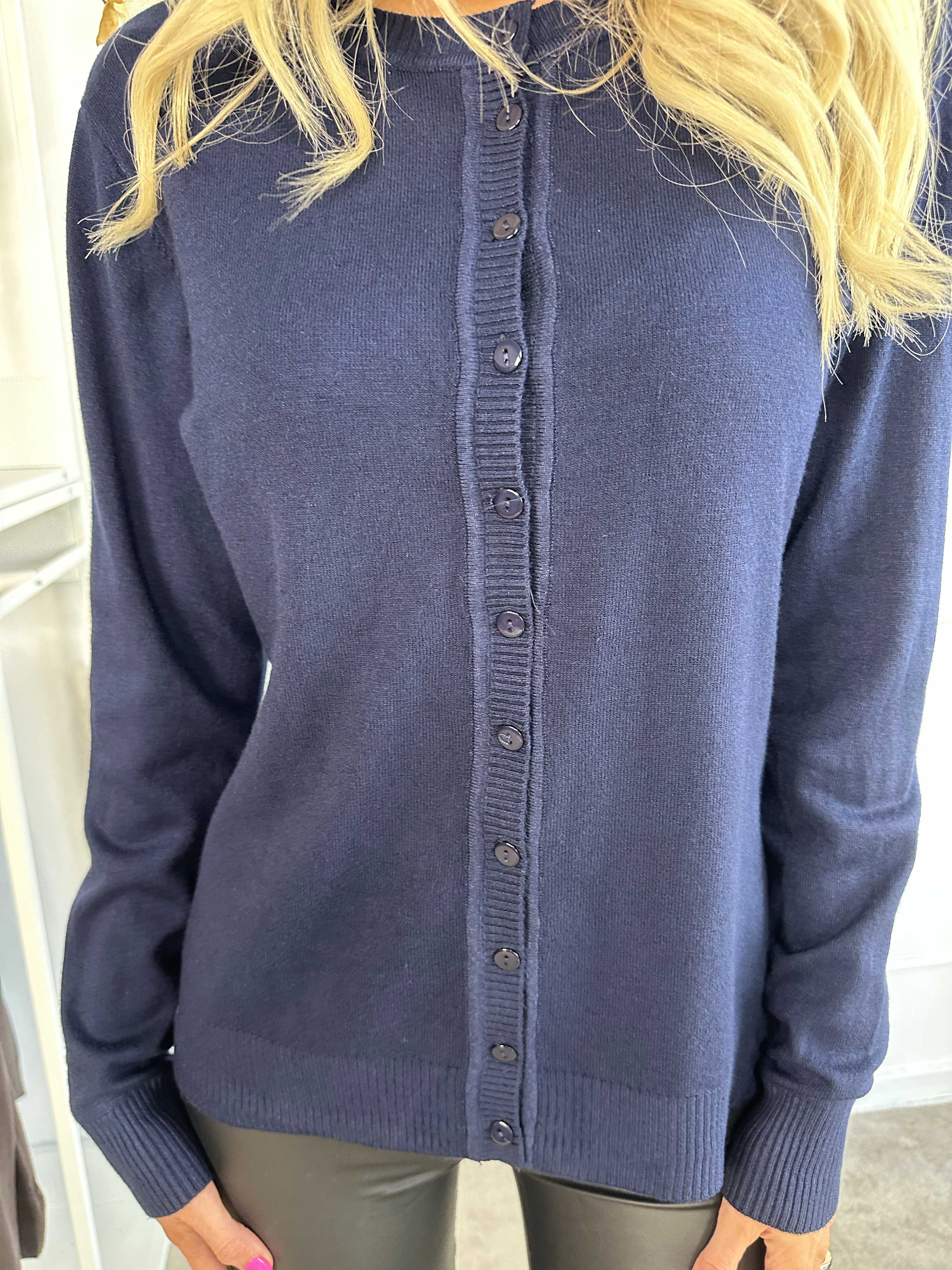 Fidan - Blød strikcardigan i viskose og bomuld